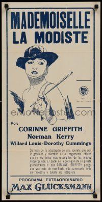 6j254 MADEMOISELLE MODISTE Argentinean '26 different art of sexy French Corinne Griffith!
