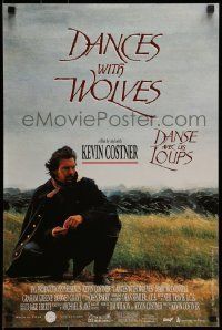 6j099 DANCES WITH WOLVES Belgian '91 cool different image of Kevin Costner & buffalo herd!