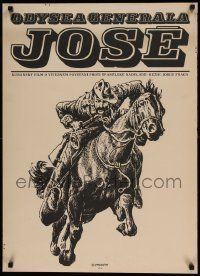 6j287 LA ODISEA DEL GENERAL JOSE Czech 23x33 '71 great Alexej Jaros art of horse and rider!