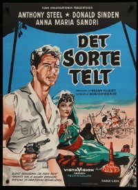 6j170 BLACK TENT Danish '56 soldier Anthony Steele marries the Sheik's daughter, cool art!