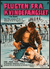 6j201 SAVAGE GIRLS Danish '68 sexy convicts damned to a hell's island of lust and brutality!
