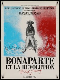 6j541 BONAPARTE ET LA REVOLUTION French 23x30 '72 Abel Gance's classic restored w/new scenes!