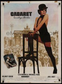 6j542 CABARET French 23x31 '72 Liza Minnelli sings & dances in Nazi Germany, Bob Fosse directed!