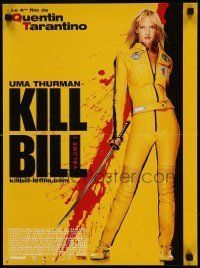 6j612 KILL BILL: VOL. 1 French 16x21 '03 Quentin Tarantino directed, cool bloody design!