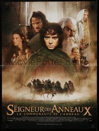 6j620 LORD OF THE RINGS: THE FELLOWSHIP OF THE RING French 16x21 '01 J.R.R. Tolkien, Frodo!