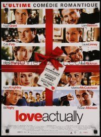 6j622 LOVE ACTUALLY French 16x21 '03 Hugh Grant, Laura Linney, Knightley & Rowan Atkinson!