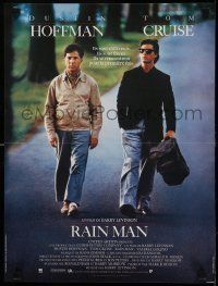 6j639 RAIN MAN French 15x20 '88 Tom Cruise & autistic Dustin Hoffman, directed by Barry Levinson!