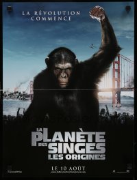 6j644 RISE OF THE PLANET OF THE APES teaser French 16x21 '11 prequel to the 1968 classic!