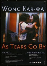 6j038 AS TEARS GO BY German '88 Kar Wai Wong's Wong gok ka moon, great image of Maggie Cheung!