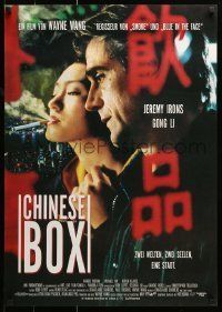 6j041 CHINESE BOX German '97 directed by Wayne Wang, Jeremy Irons, Gong Li