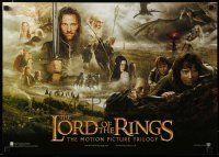 6j023 LORD OF THE RINGS TRILOGY Swiss '03 Peter Jackson, Tolkein, cool montage image!