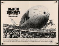 6k042 BLACK SUNDAY int'l 1/2sh '77 Goodyear Blimp zeppelin disaster at the Super Bowl!