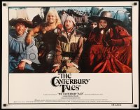 6k064 CANTERBURY TALES 1/2sh '79 Pier Paolo Pasolini, woman in wild red outfit, top cast!
