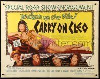 6k068 CARRY ON CLEO 1/2sh '65 English comedy on the Nile, sexy full-length Amanda Barrie!