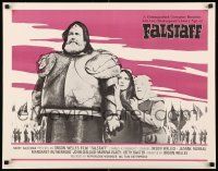 6k074 CHIMES AT MIDNIGHT 1/2sh '67 Campanadas a Medianoche, Orson Welles as Shakespeare's Falstaff