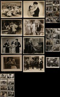6m257 LOT OF 33 MOSTLY 1930S-40S 8X10 STILLS '30s-40s great scenes from a variety of movies!