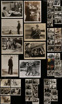 6m236 LOT OF 77 8X10 STILLS '50s great scenes from a variety of different movies!