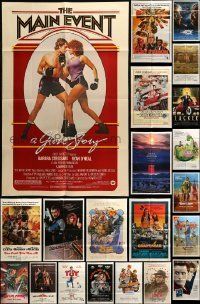 6m047 LOT OF 68 FOLDED ONE-SHEETS '70s-90s great images from a variety of different movies!