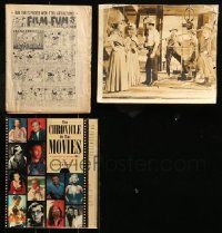 6m034 LOT OF 3 MISCELLANEOUS ITEMS '40s-90s Film-Fun comic, Chronicle of the Movies+western still
