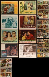 6m083 LOT OF 57 1950S LOBBY CARDS '50s incomplete sets from a variety of different movies!