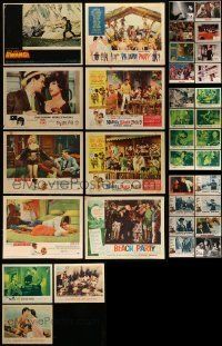 6m081 LOT OF 59 1960S LOBBY CARDS '60s incomplete sets from a variety of different movies!