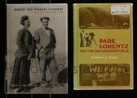 6m167 LOT OF 2 DOCUMENTARY FILM DIRECTOR BIOGRAPHY HARDCOVER BOOKS '60s-00s Flaherty, Lorentz