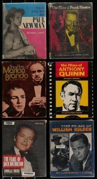 6m128 LOT OF 6 FILMS OF... HARDCOVER MOVIE BOOKS '70s-80s Newman, Brando, Sinatra, Holden & more!