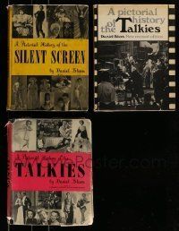 6m154 LOT OF 3 PICTORIAL HISTORY OF.... HARDCOVER MOVIE BOOKS '50s-60s Silent Screen & Talkies!