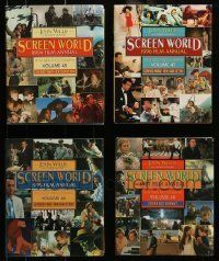 6m112 LOT OF 4 SCREEN WORLD ANNUAL HARDCOVER 1994-97 BOOKS '94-97 great movie star images & info!