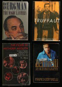 6m147 LOT OF 4 FOREIGN FILM DIRECTOR BIOGRAPHY HARDCOVER BOOKS '70s-90s Bergman, Truffaut & more!