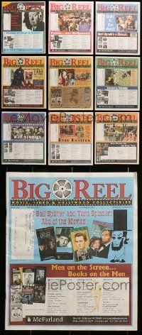 6m205 LOT OF 10 2000-02 BIG REEL MAGAZINES '00-02 great dealer ads for 16mm film & more!