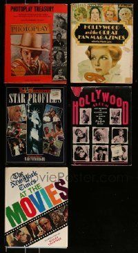 6m133 LOT OF 5 HARDCOVER MOVIE BOOKS '70s-80s filled with great Hollywood images & information!