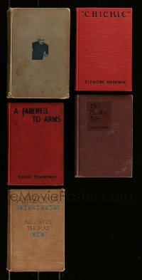 6m134 LOT OF 5 GROSSET & DUNLAP MOVIE EDITION HARDCOVER BOOKS '10s-30s Farewell to Arms & more!