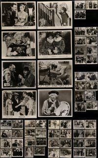 6m237 LOT OF 75 ENGLISH COMEDY 8X10 STILLS '52-66 great scenes from a variety of funny movies!
