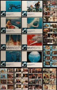 6m073 LOT OF 88 LOBBY CARDS '70s-80s complete sets of 8 cards from 11 different movies!