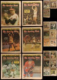 6m182 LOT OF 21 1975 SPORTING NEWS MAGAZINES '75 baseball, golf, auto racing, tennis, football!