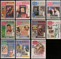 6m201 LOT OF 11 2002 MOVIE COLLECTOR'S WORLD MAGAZINES '02 ads of vintage movie posters for sale!