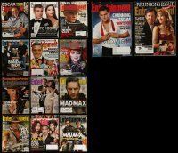 6m192 LOT OF 14 ENTERTAINMENT WEEKLY MAGAZINES '00s-10s great Hollywood movie images & info!