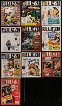 6m204 LOT OF 10 FILMS OF THE GOLDEN AGE MAGAZINES '08-11 great movie images & information!