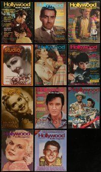 6m200 LOT OF 11 HOLLYWOOD STUDIO MAGAZINES '70s-80s great Hollywood movie images & information!