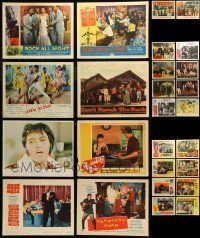 6m091 LOT OF 26 ROCK AND ROLL LOBBY CARDS '50s-70s great scenes from rock 'n' roll movies!