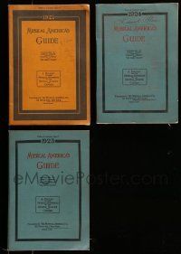 6m175 LOT OF 3 MUSICAL AMERICA'S GUIDE SOFTCOVER BOOKS '21-24 a digest of the musical resources!