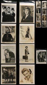 6m280 LOT OF 17 MOSTLY 1940S-50S 8X10 STILLS '40s-50s scenes from a variety of different movies!