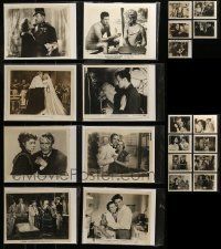 6m274 LOT OF 21 MOSTLY 1940S-50S 8X10 STILLS '40s-50s scenes from a variety of different movies!