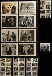 6m249 LOT OF 41 MOSTLY 1940S-50S 8X10 STILLS '40s-50s great scenes from a variety of movies!