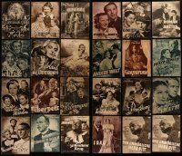 6m016 LOT OF 24 1930S GERMAN PROGRAMS '30s great images from a variety of different movies!