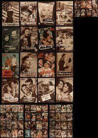 6m011 LOT OF 72 GERMAN PROGRAMS '50s great images from a variety of different movies!