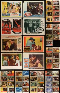 6m078 LOT OF 71 1950S LOBBY CARDS '50s incomplete sets from a variety of different movies!