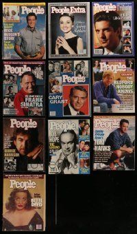 6m203 LOT OF 10 PEOPLE MAGAZINES '80s-00s filled with great celebrity images & information!