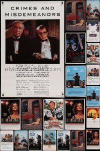 6m312 LOT OF 45 UNFOLDED SINGLE-SIDED 27X41 ONE-SHEETS WITH 3 OF EACH '80s cool images!